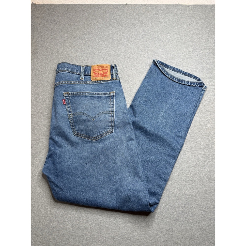 Vintage Levis 505 Men 40x32 Regular Fit Straight Leg
